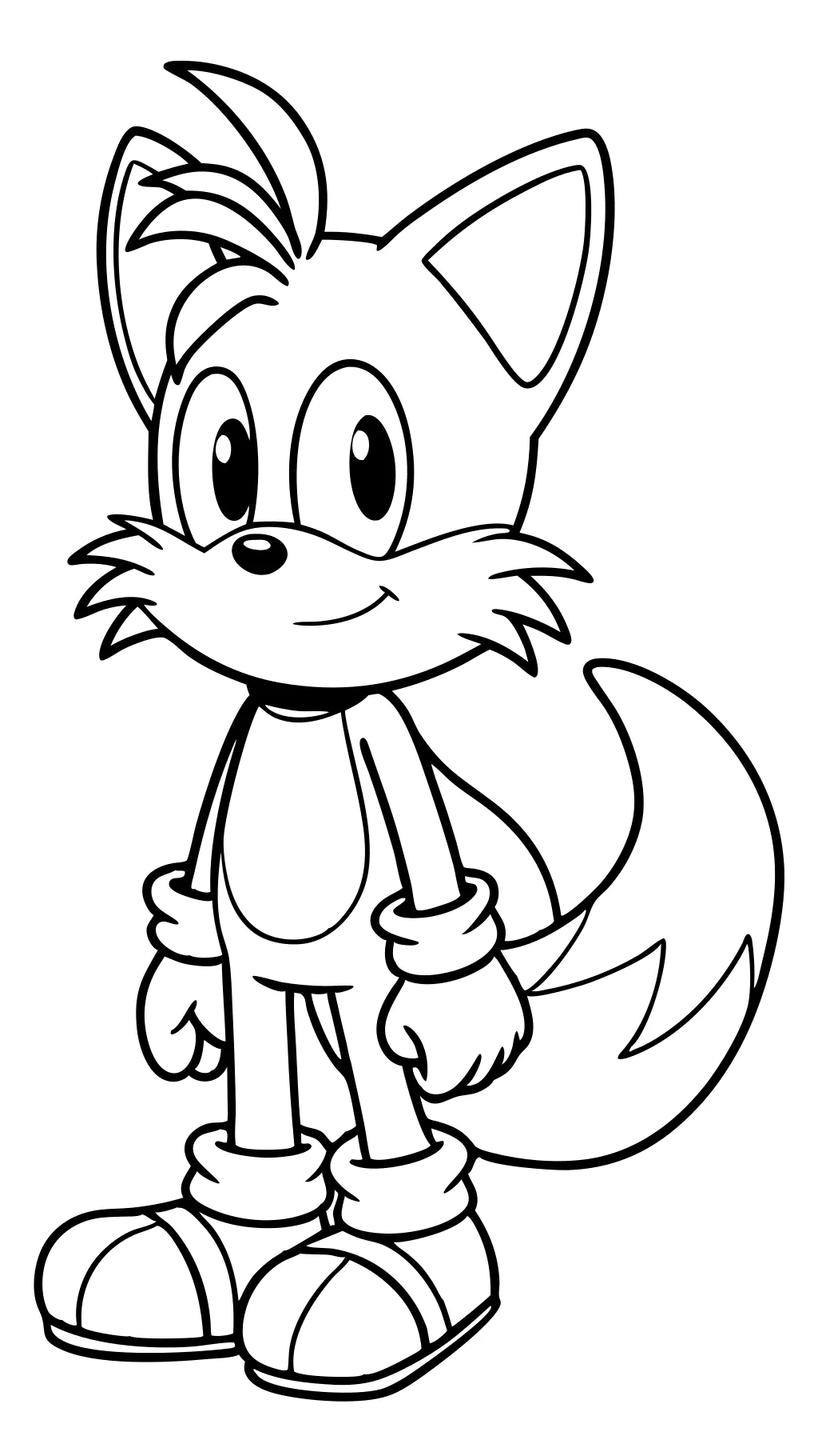 pages à colorier de Tails exe